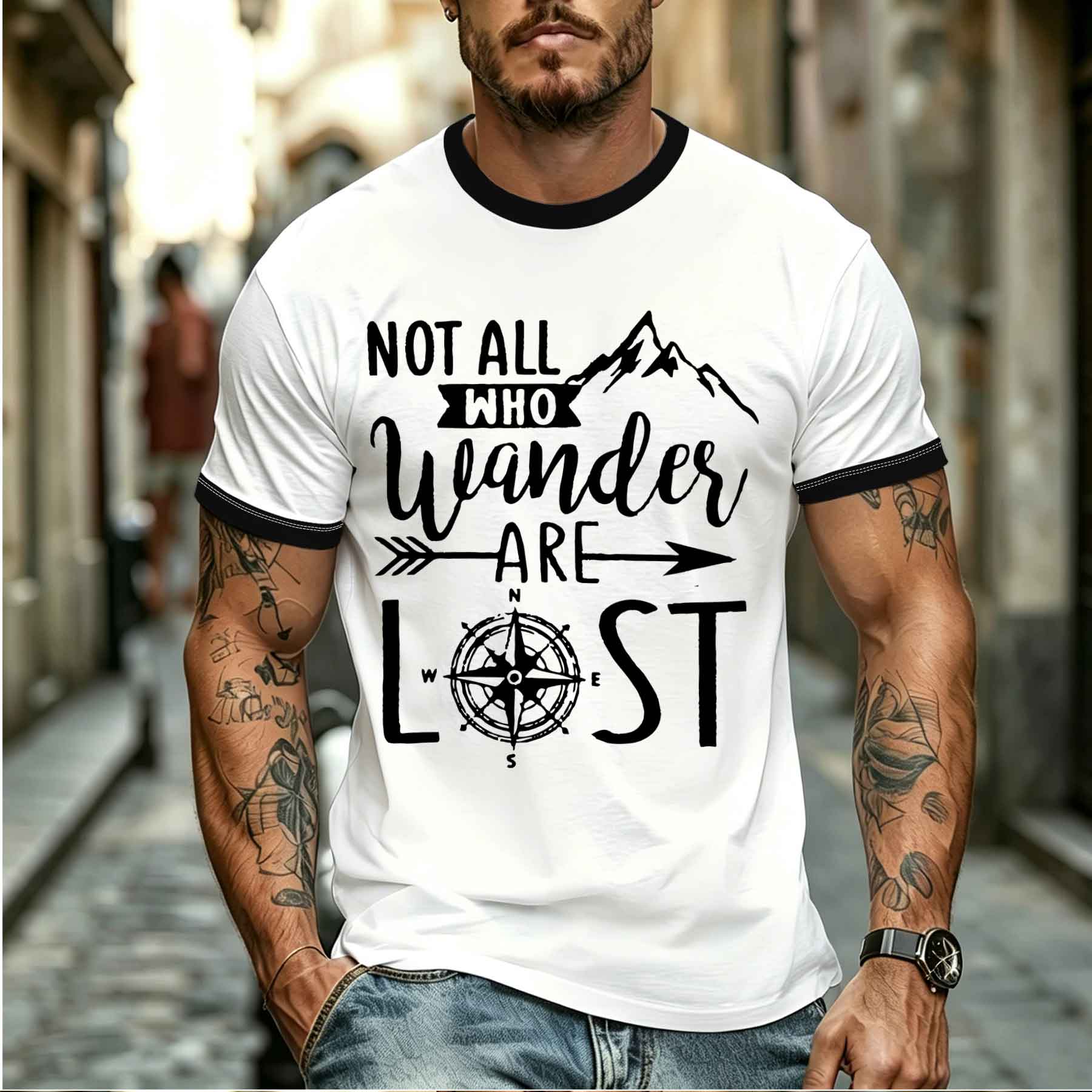 Outdoor Adventure Quotes Short - 2026 new model Tee Stylish Comfortable