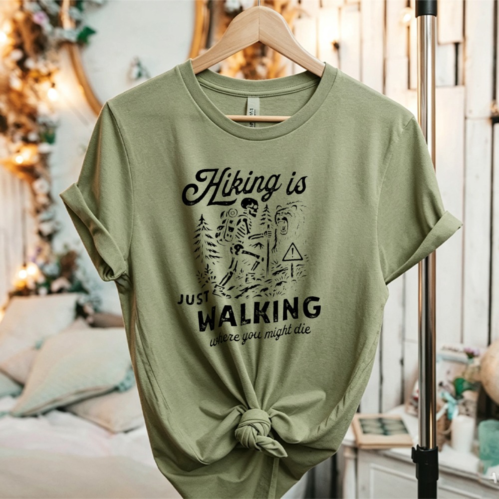 Autumn Women Funny Skeleton Be - Outdoor Adventure Quotes Short 评论和价格