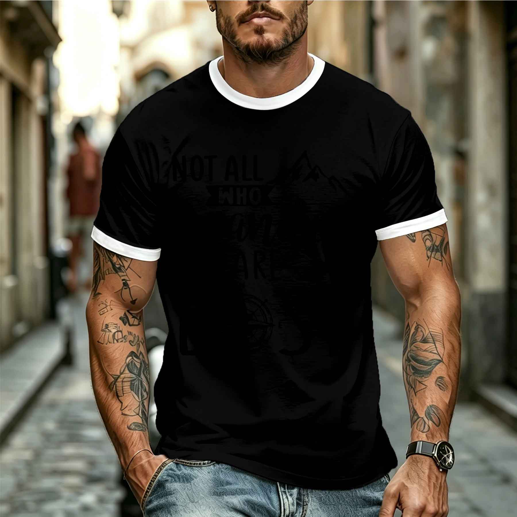 2026 new model Tee Stylish Com - Outdoor Adventure Quotes Short 评论和价格