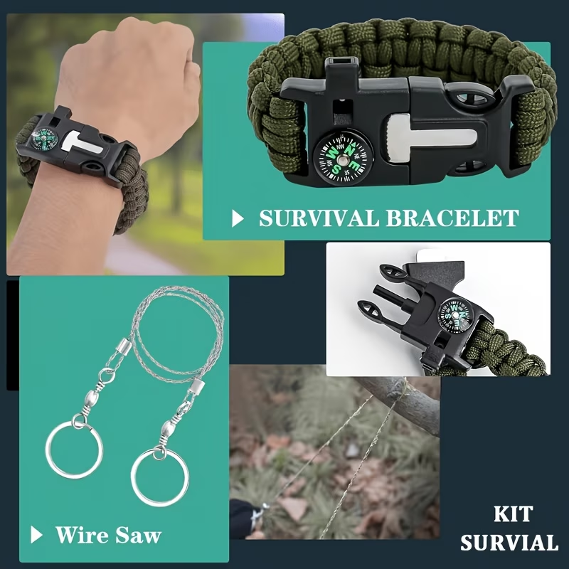 242 Survival Kit for Outdoor A - Adventure Outdoor Equipment 评论和价格