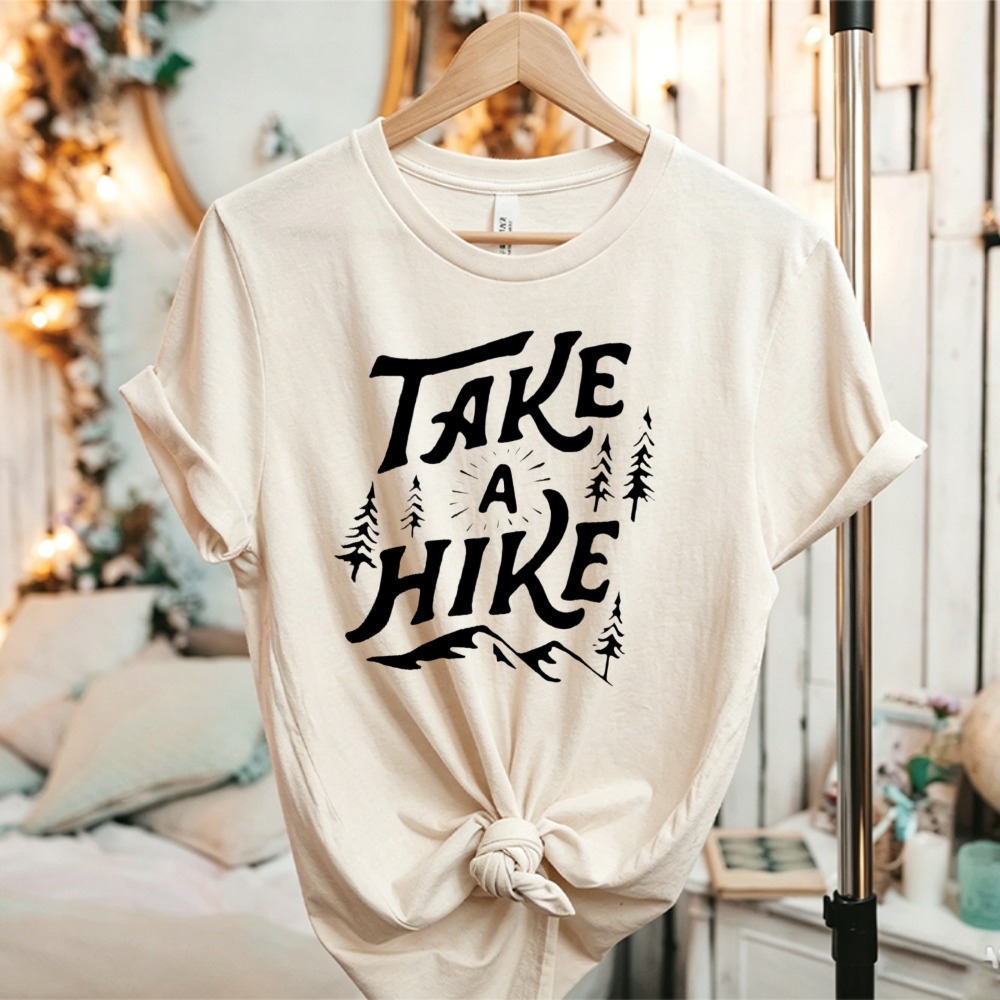 Take A Hike Pine Tree Mountain - Outdoor Adventure Quotes Short 评论和价格