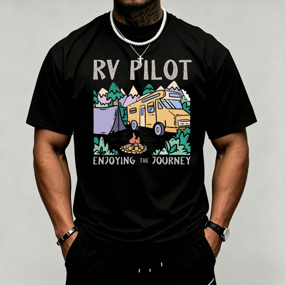 RV Pilot Camper Van Camping Gr - Outdoor Adventure Quotes Short 评论和价格